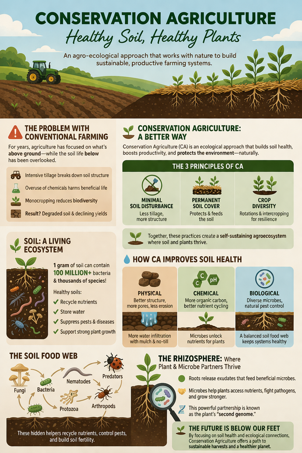 conservation agriculture nurturing soil health